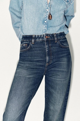 Джинсы Z.05 MOM FIT RIGID с высокой посадкой