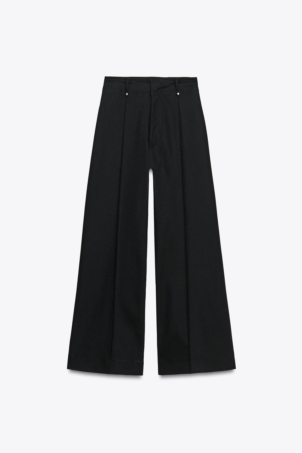 ДЖИНСЫ WIDE LEG С ВЫСОКОЙ ПОСАДКОЙ — ZW COLLECTION