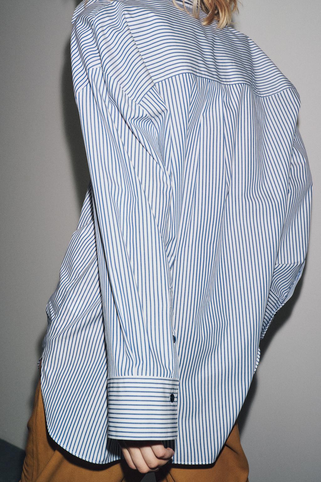 ПОПЛИНОВАЯ РУБАШКА В ПОЛОСКУ — ZW COLLECTION