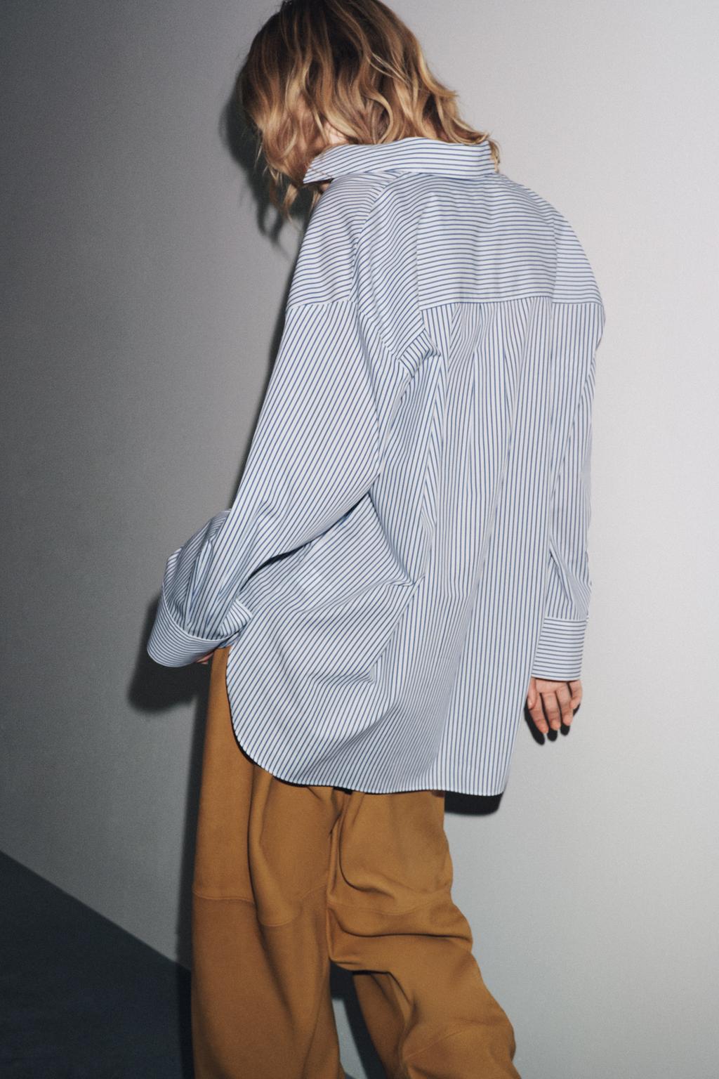 ПОПЛИНОВАЯ РУБАШКА В ПОЛОСКУ — ZW COLLECTION