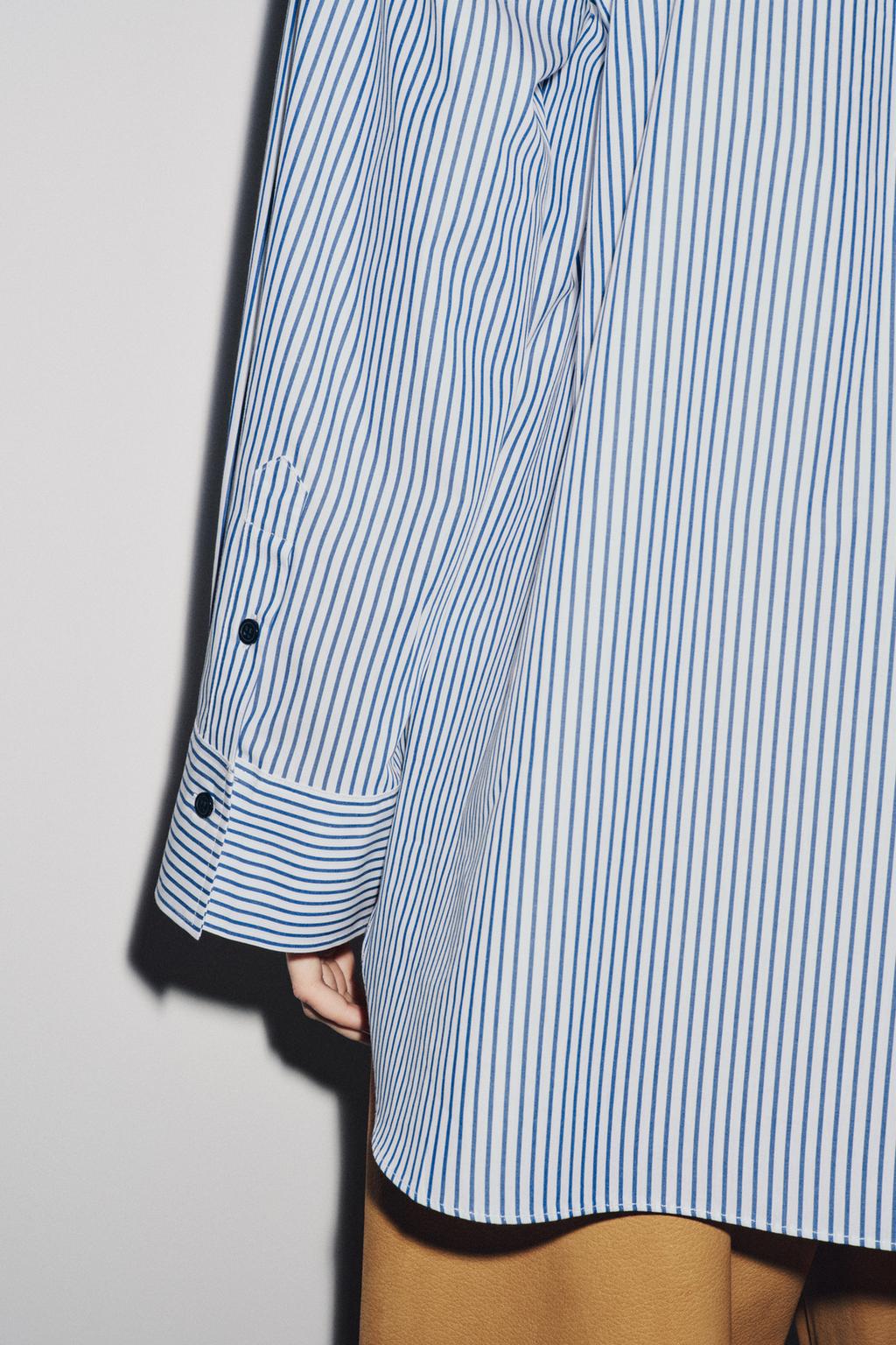 ПОПЛИНОВАЯ РУБАШКА В ПОЛОСКУ — ZW COLLECTION