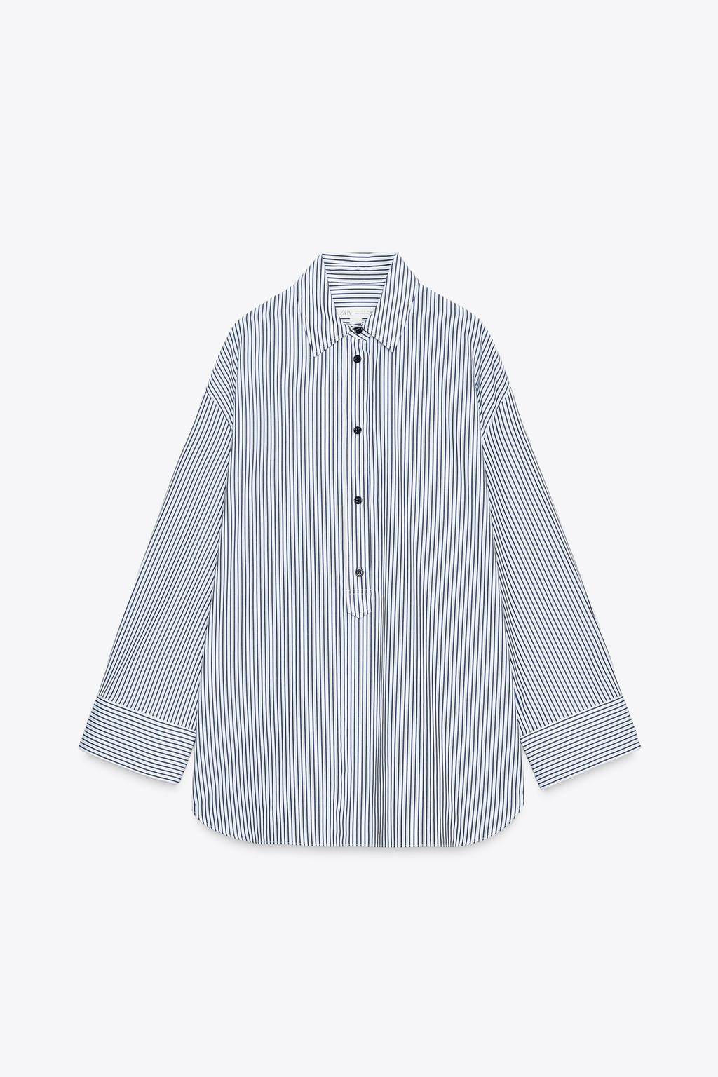 ПОПЛИНОВАЯ РУБАШКА В ПОЛОСКУ — ZW COLLECTION