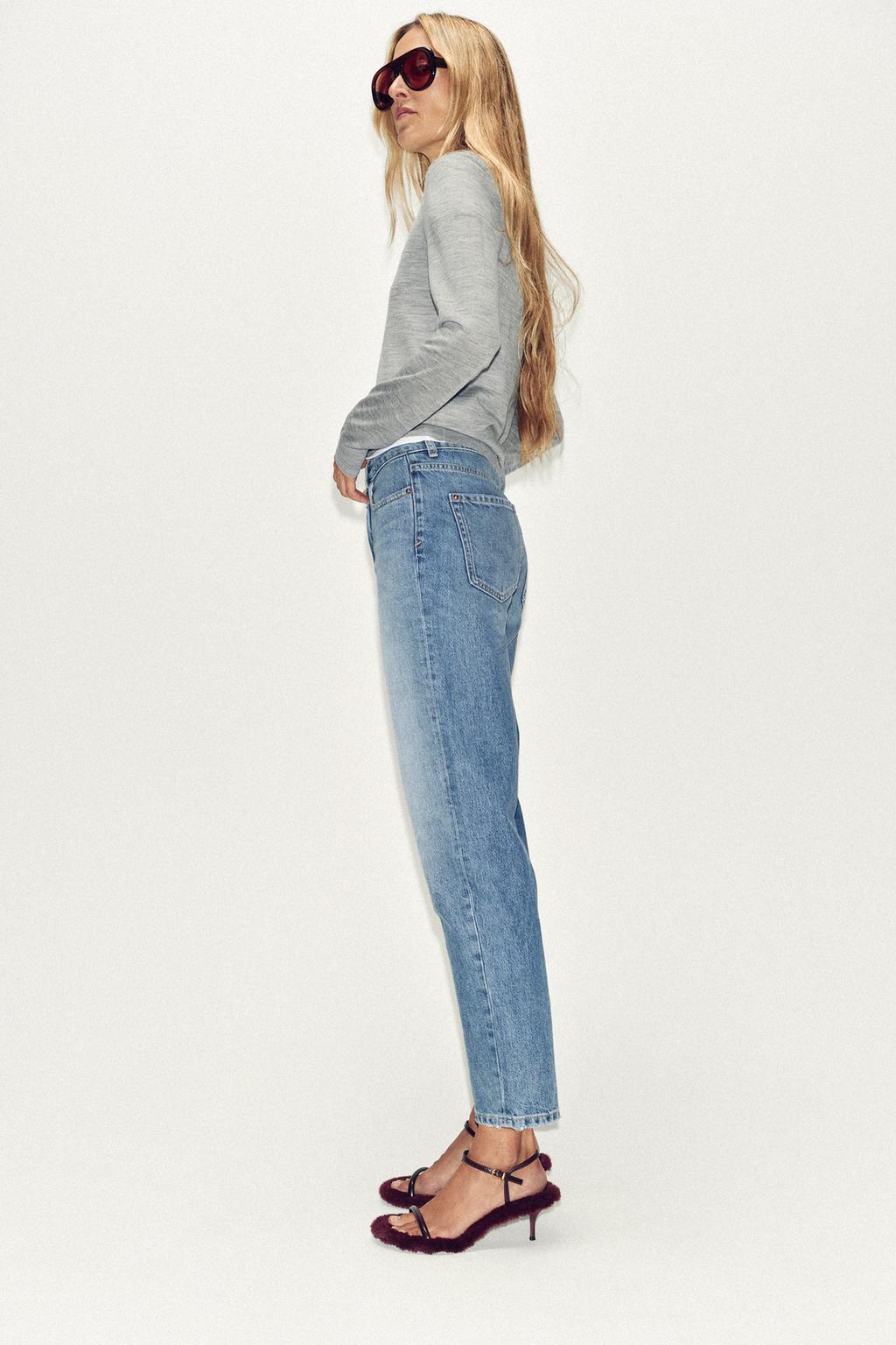 ДЖИНСЫ Z.05 MOM FIT RIGID С ВЫСОКОЙ ПОСАДКОЙ