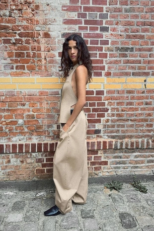 Брюки с ремнем- Заказать в России