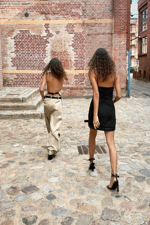 Брюки с ремнем- Заказать в России