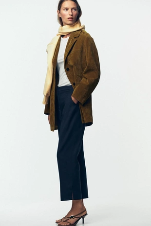 Брюки с разрезами снизу