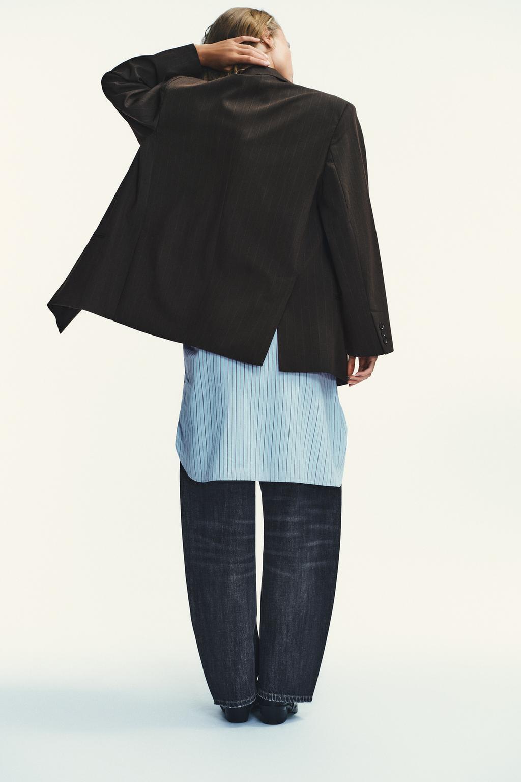 БЛЕЙЗЕР OVERSIZE В ПОЛОСКУ