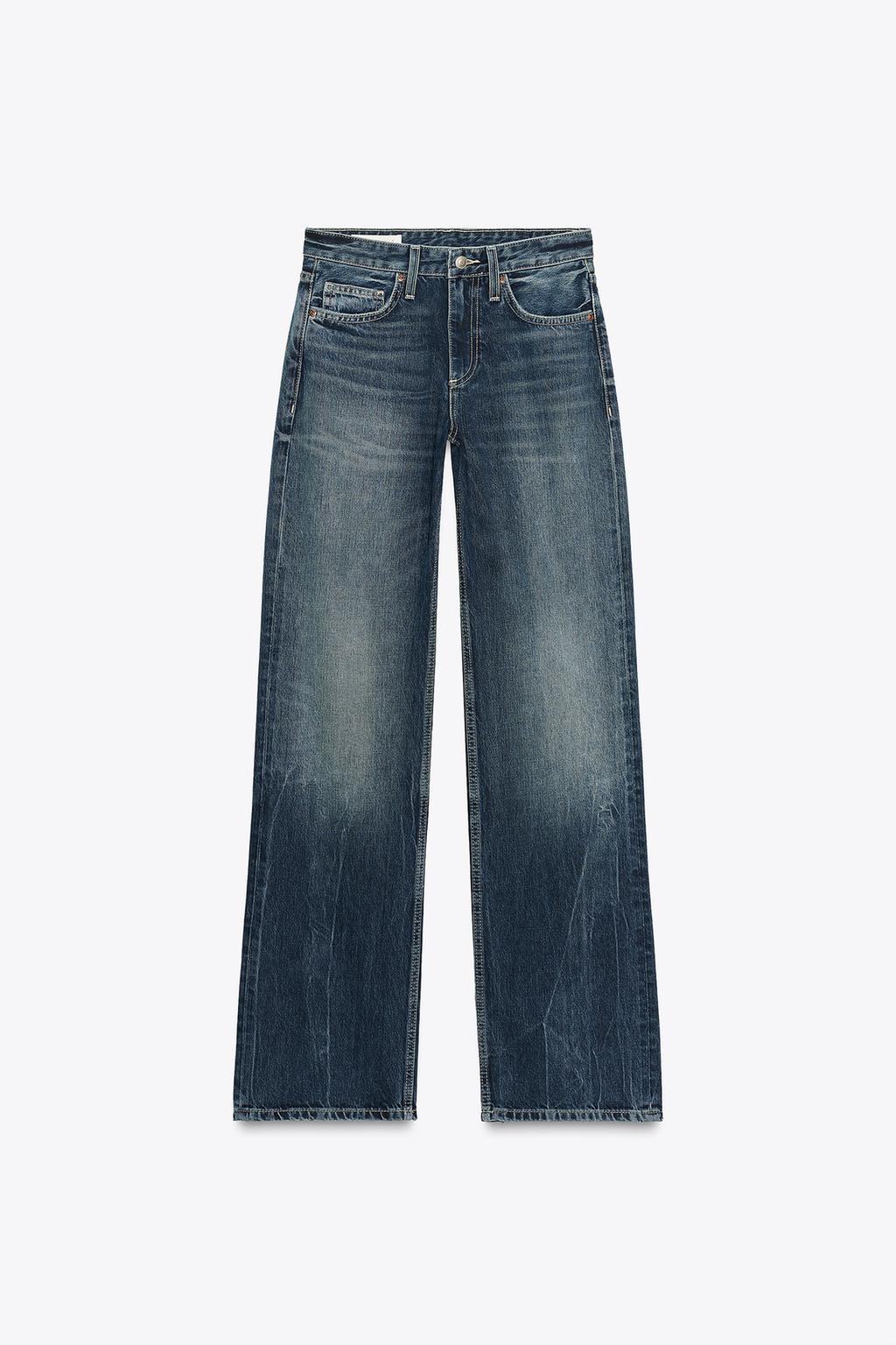 TRF LOW-RISE WIDE-LEG JEANS