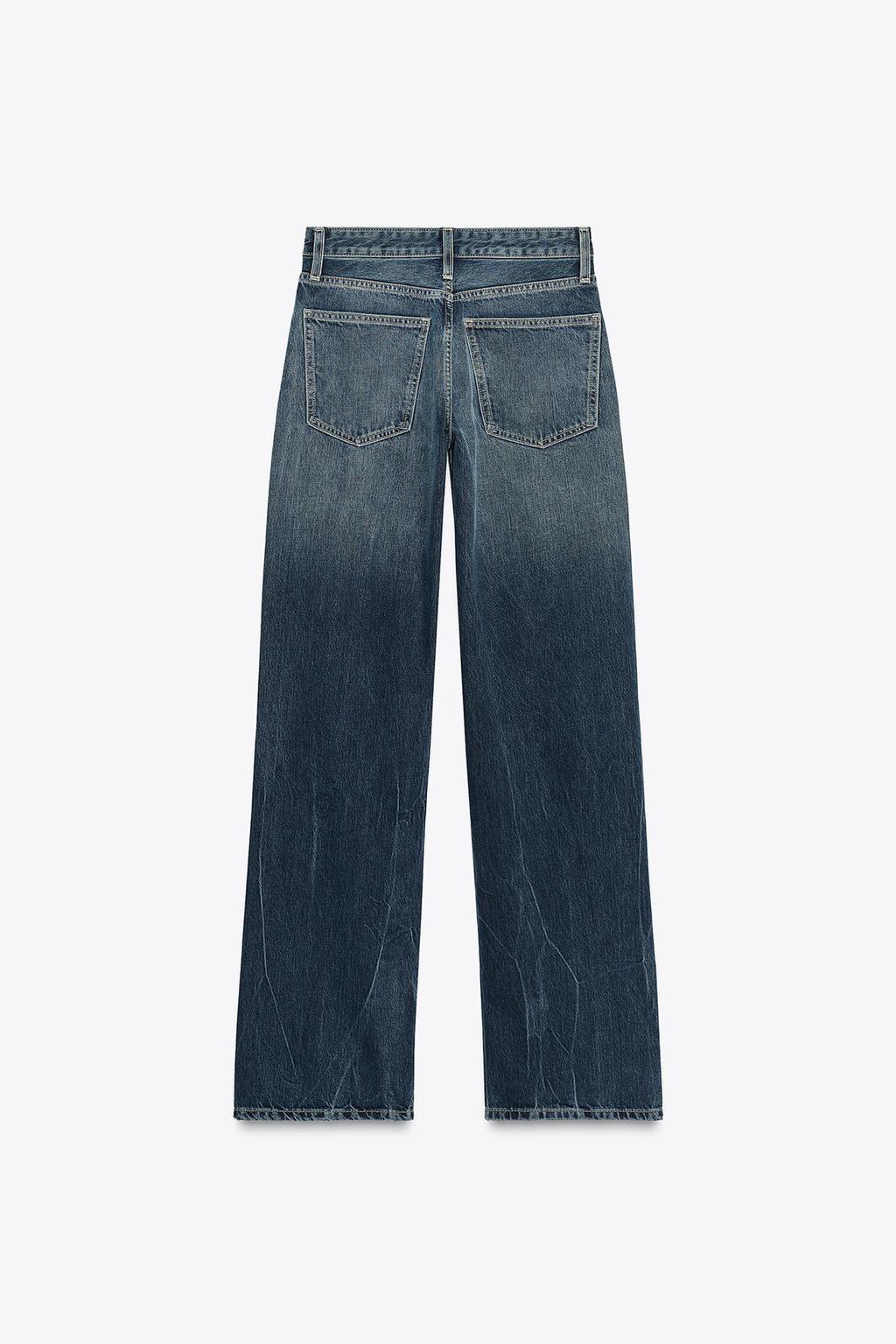 TRF LOW-RISE WIDE-LEG JEANS