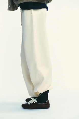 Прямые брюки из флиса, основная модель- Заказать в России