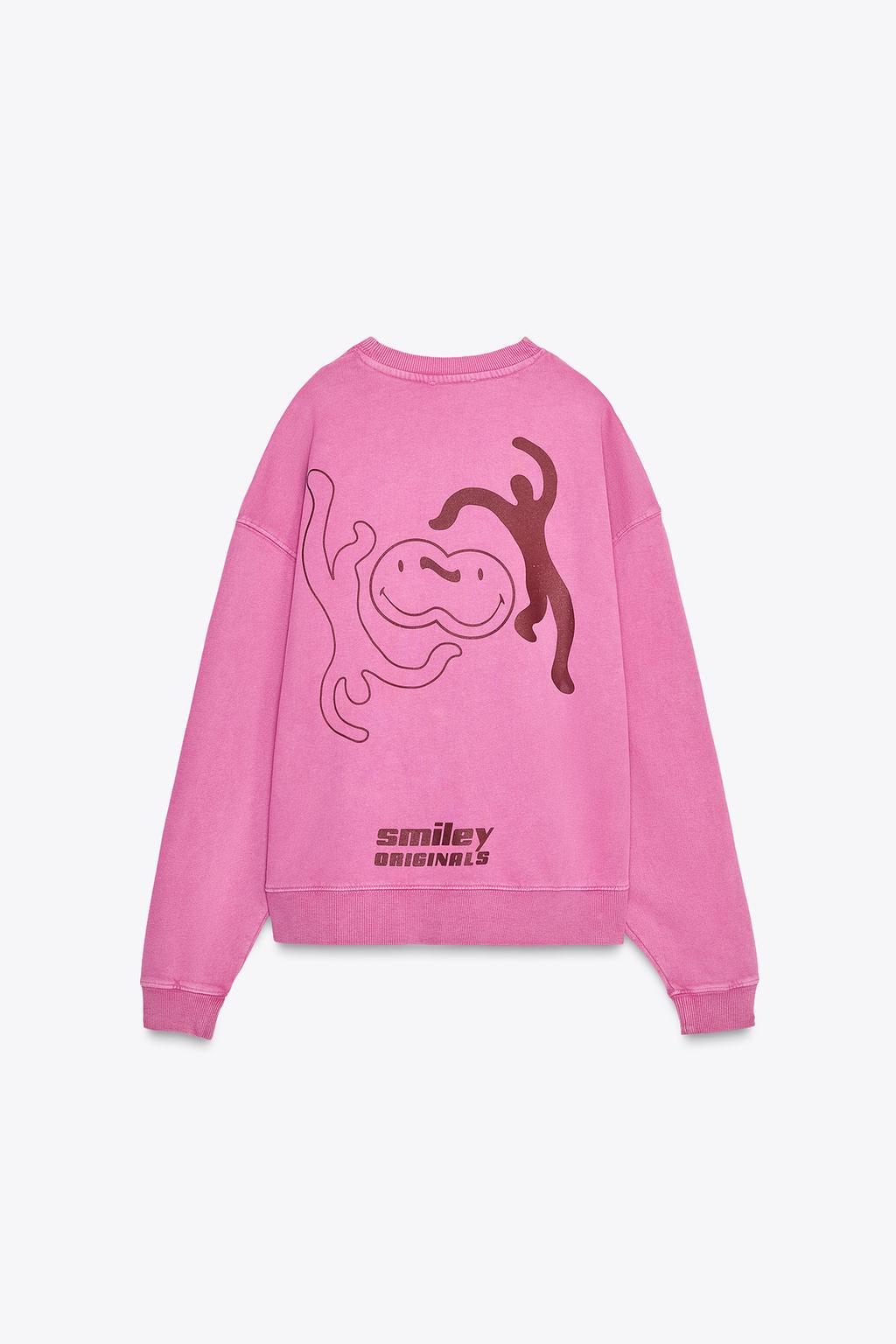 ТОЛСТОВКА С ЭФФЕКТОМ ПОТЕРТОСТИ SMILEY®