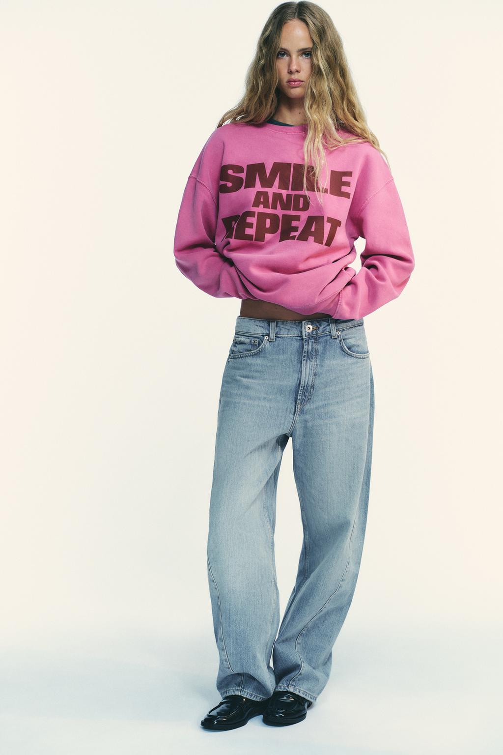 ТОЛСТОВКА С ЭФФЕКТОМ ПОТЕРТОСТИ SMILEY®
