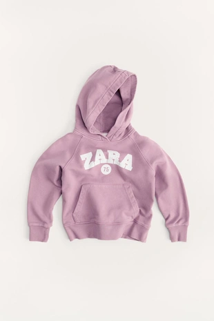 Купить Zara 6-14 лет / худи с капюшоном в стиле преппи 50TH ANNIVERSARY