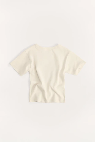 Ecru | 5643/004/712 - Zara 1/2-6 лет / футболка в стиле преппи 50TH ANNIVERSARY