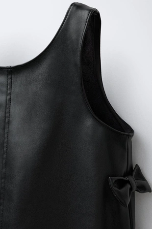 Сарафан под кожу с завязками- Заказать в России