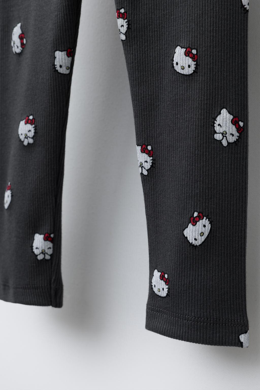 ЛЕГГИНСЫ HELLO KITTY © SANRIO В РУБЧИК