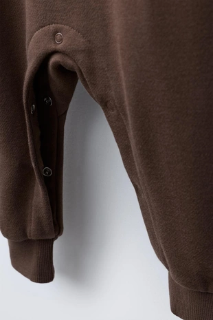 Комбинезон из футера с вышивкой «мишка»- Заказать в России