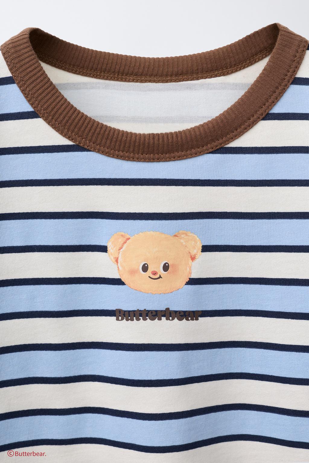 Футболка butterbear © в полоску