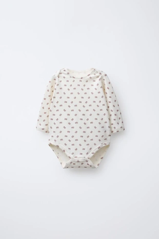 Купить Zara Набор из пяти боди с цветочным принтом