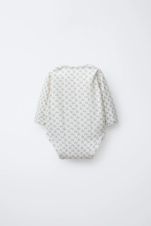 Pink | 8501/481/620 - Zara Набор из пяти боди с цветочным принтом