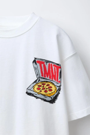 Футболка с принтом черепашки-ниндзя © VIACOM- Заказать в России