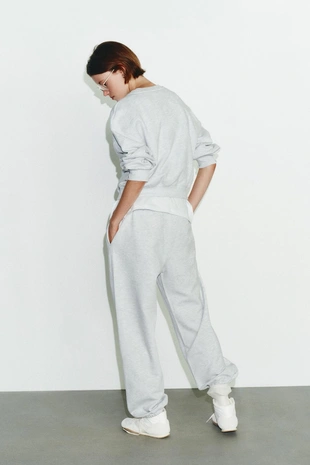 COTTON SLOGAN SWEATSHIRT- Заказать в России