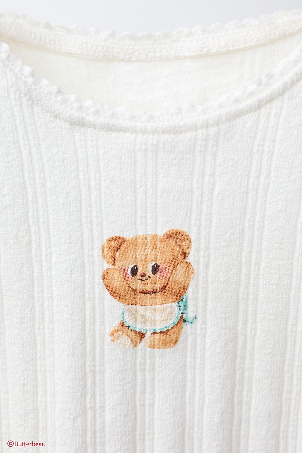 Футболка butterbear © с кружевом