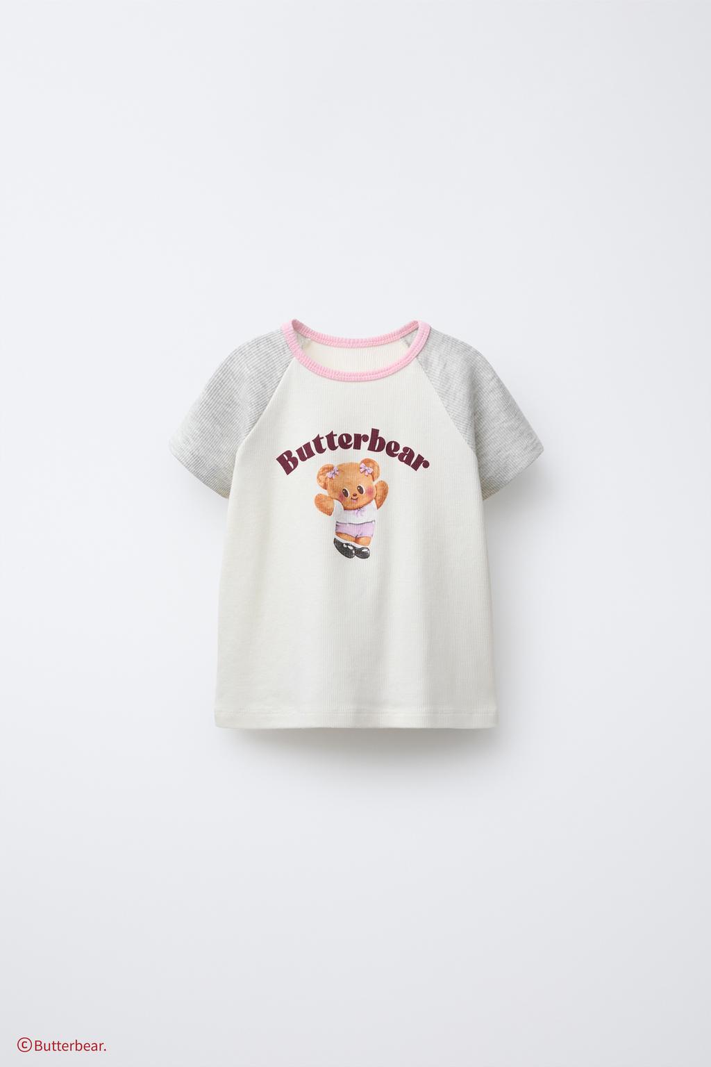 Футболка с рукавами реглан butterbear ©