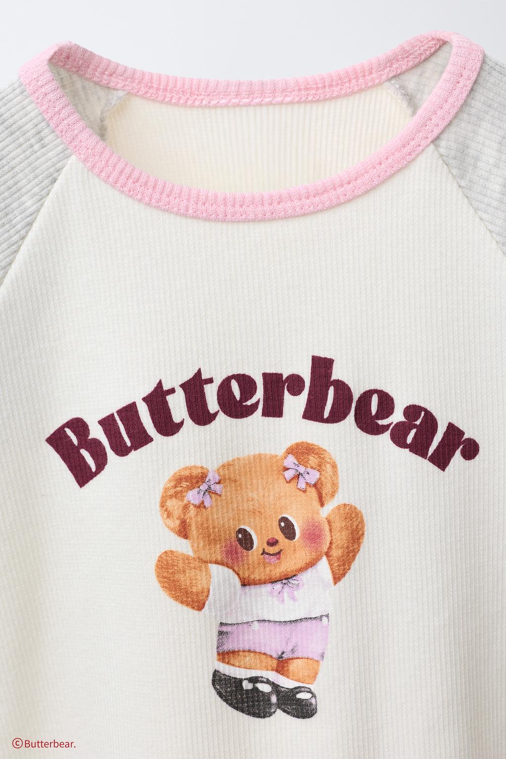 Футболка с рукавами реглан butterbear ©