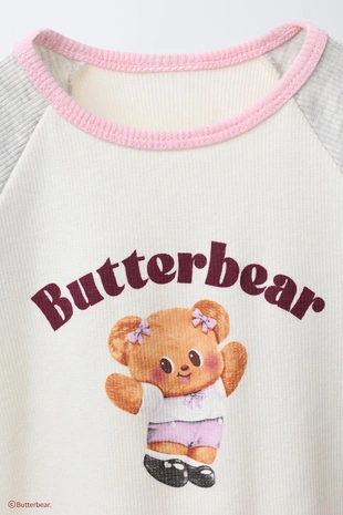 Футболка с рукавами реглан BUTTERBEAR ©- Заказать в России