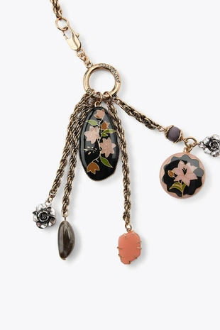 Ремень из звеньев с шармами из смолы- Заказать в России