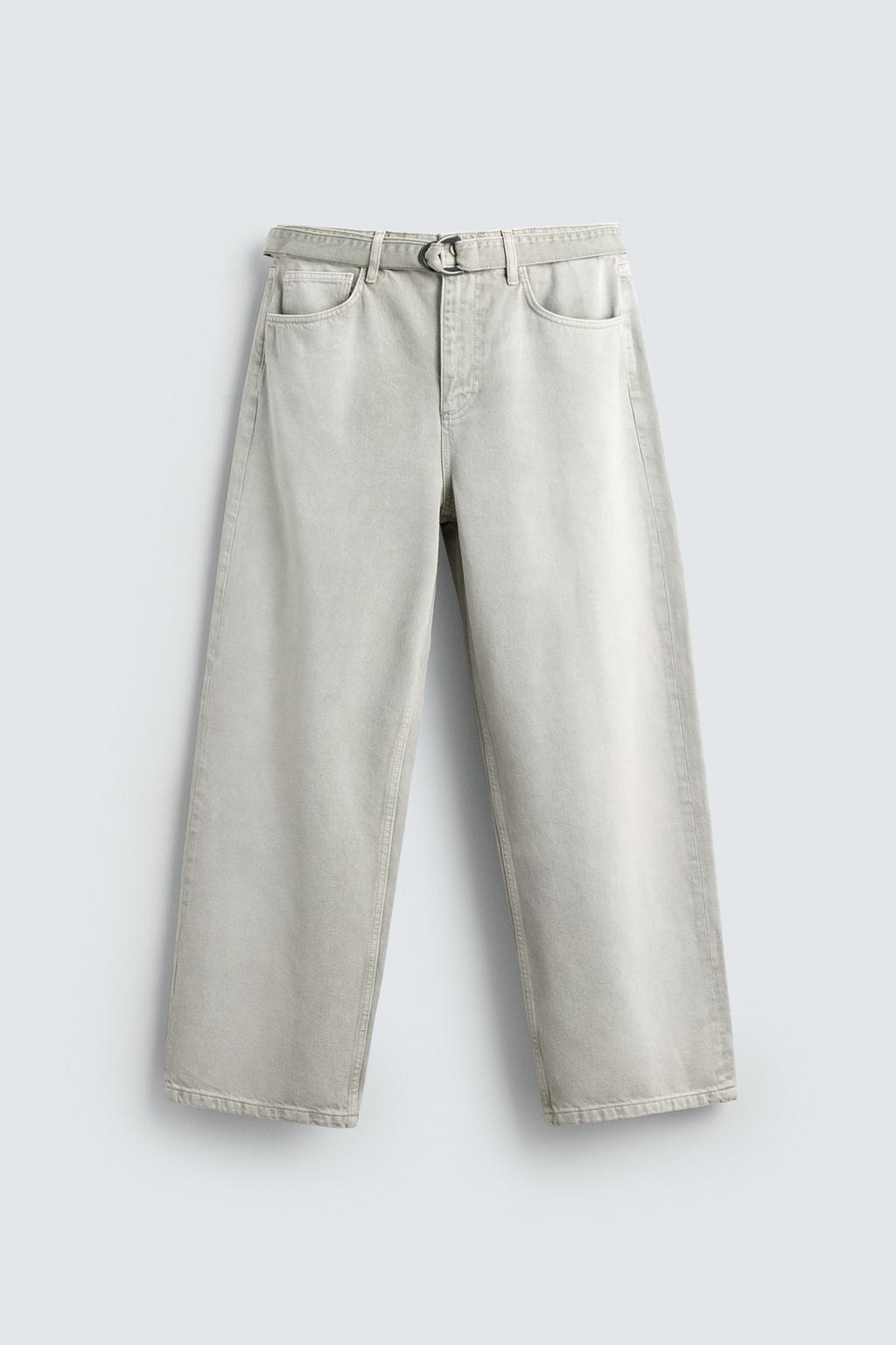 ДЖИНСЫ RELAXED FIT С ПОЯСОМ