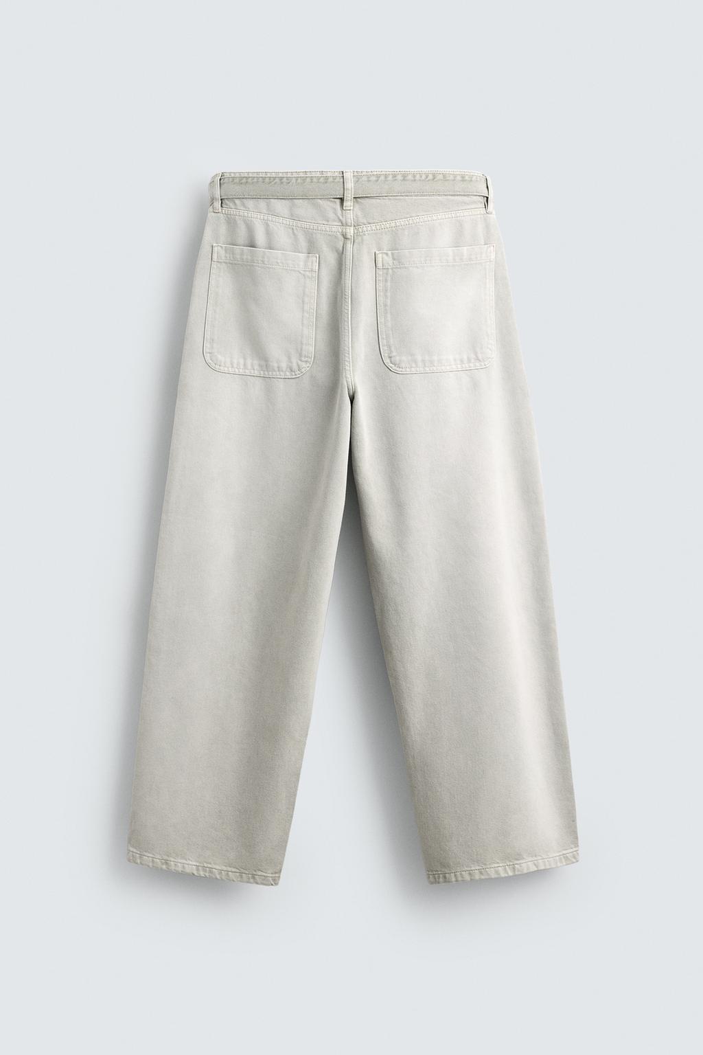 ДЖИНСЫ RELAXED FIT С ПОЯСОМ