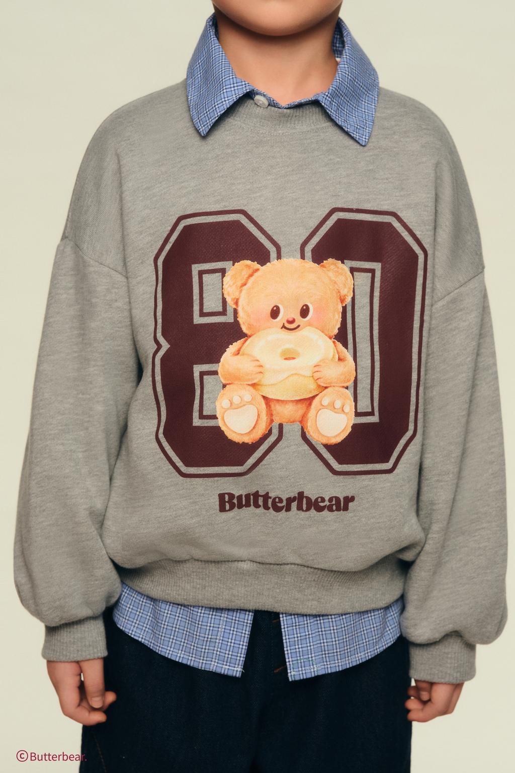 Свитшот с принтом butterbear ©
