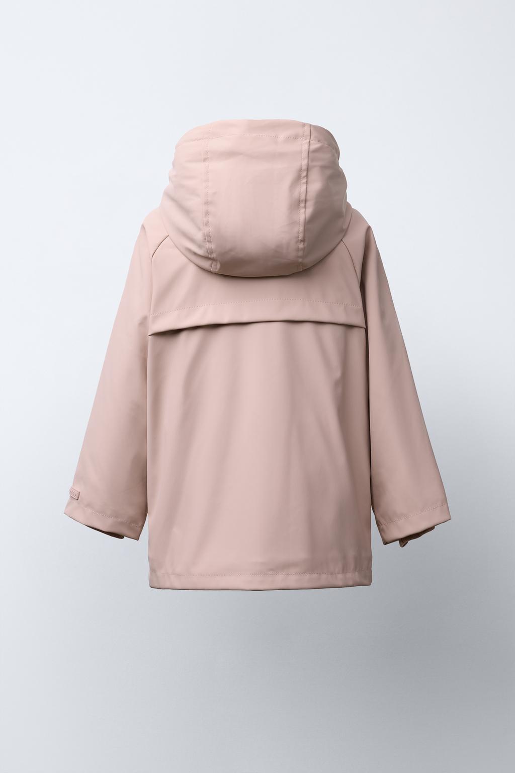 ПРОРЕЗИНЕННАЯ КУРТКА С ЭФФЕКТОМ МЕХА WATER REPELLENT