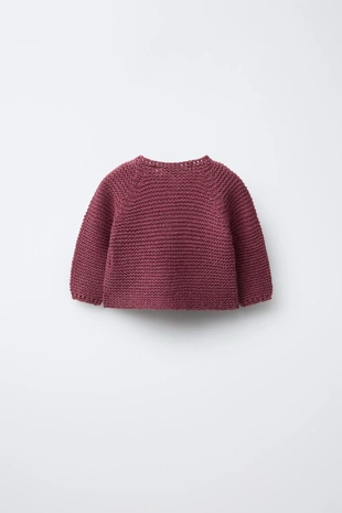 Кардиган крупной вязки