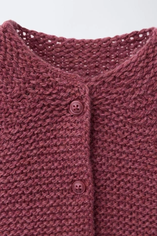 Кардиган крупной вязки