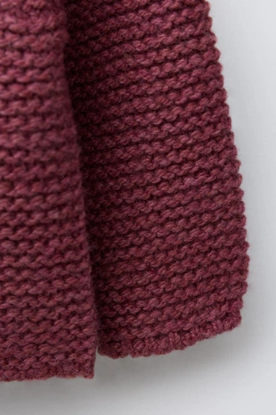 Кардиган крупной вязки