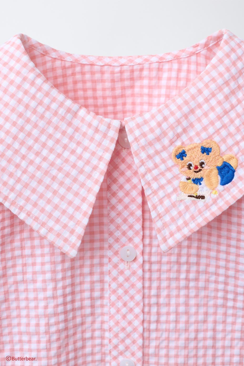 Рубашка в клетку butterbear ©