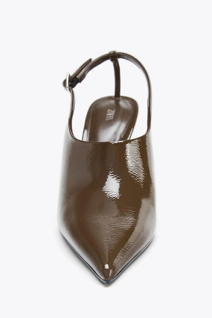 Туфли-мюли с высоким вырезом- Заказать в России