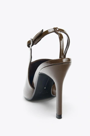 Туфли-мюли с высоким вырезом- Заказать в России