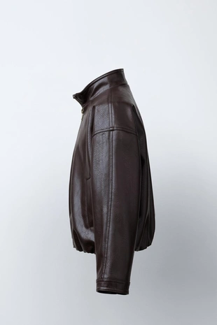 Brown | 0562/703/700 - Zara Куртка из искусственной кожи