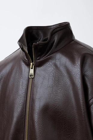 Куртка из искусственной кожи- Заказать в России