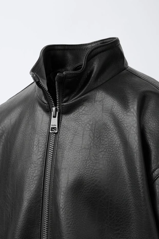 Куртка из искусственной кожи- Заказать в России