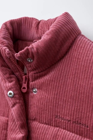 Стеганая вельветовая куртка с вышивкой- Заказать в России