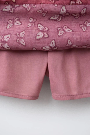 Юбка-шорты с принтом «бабочки»- Заказать в России