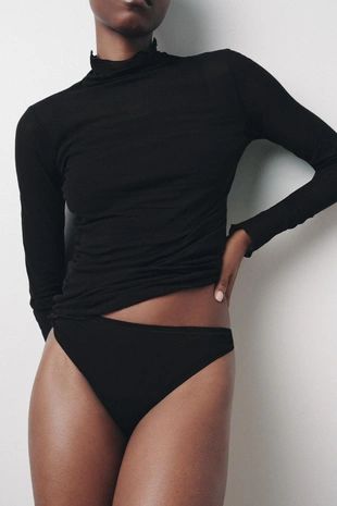 Хлопковый топ-джерси