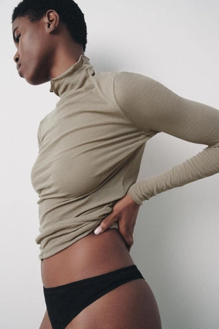 Хлопковый топ-джерси- Заказать в России