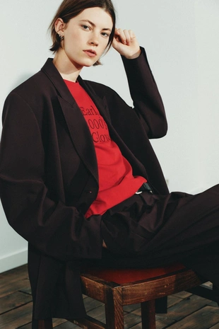 Блейзер с поясом- Заказать в России