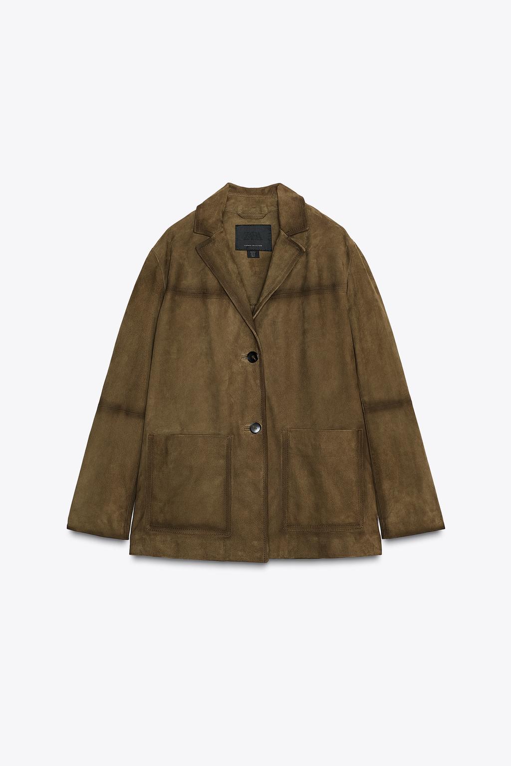 БЛЕЙЗЕР ОВЕРСАЙЗ ИЗ 100% ЗАМШИ — LIMITED EDITION, ZW COLLECTION